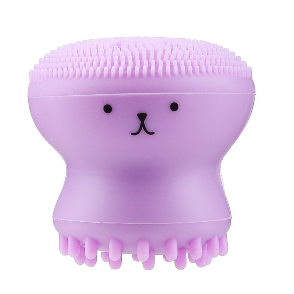 Face Deni Carte - Silicone Pore Cleansing Brush Lilac Face Brush Cleaning makeup
